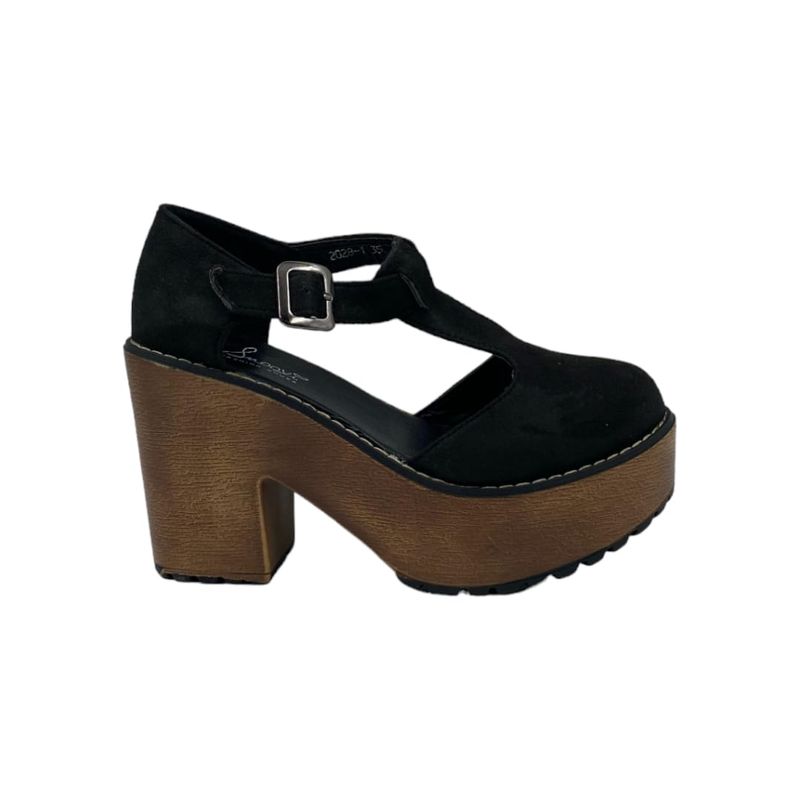 HERIEL - Zapato Negro Plataforma Mujer