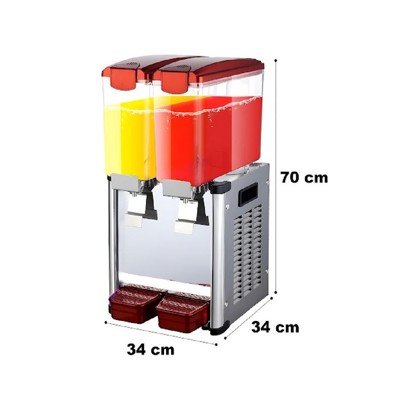 GENERICO - Dispensadores Bebidas Doble Dispensador Agua Electrico 18l
