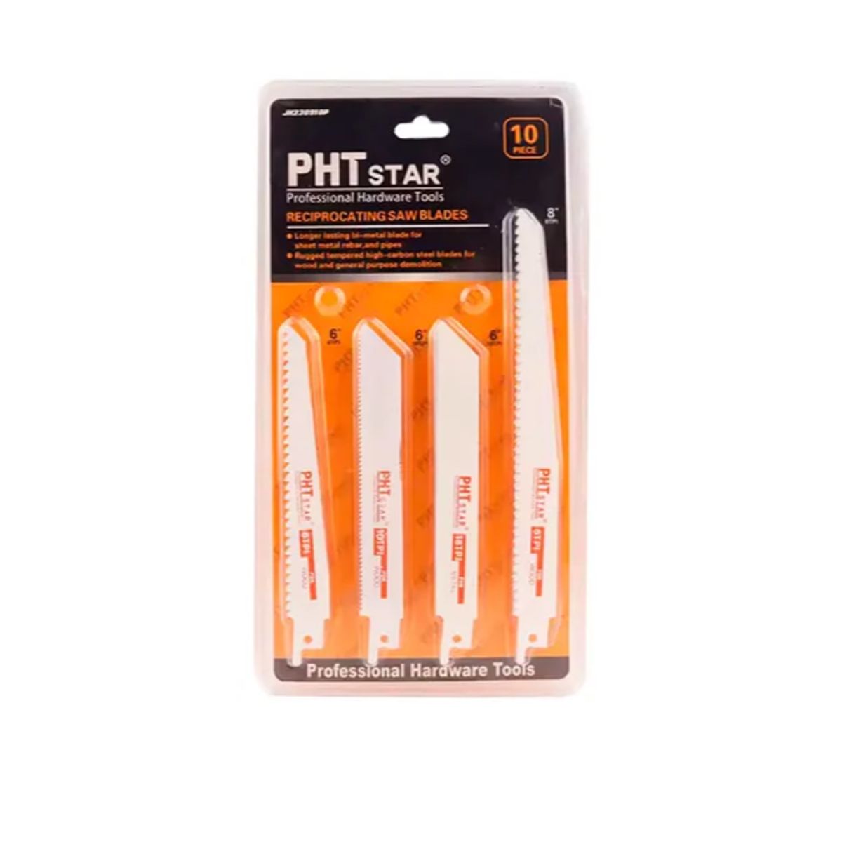 GENERICO - Juego De Hojas Para Sierra Recíproca 10 Piezas Madera Metal