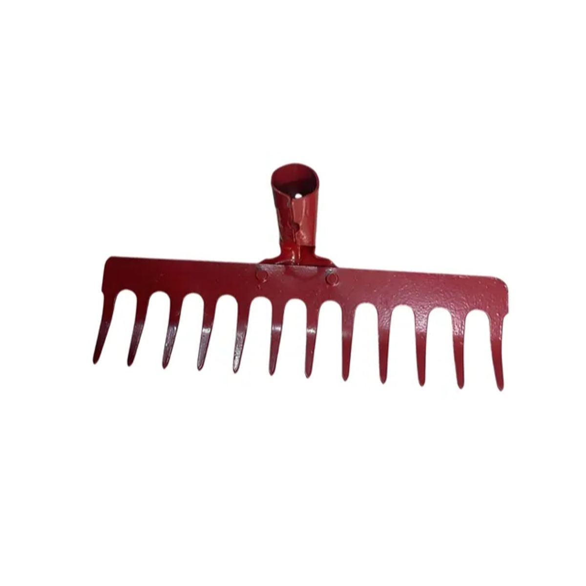 GENERICO - Rastrillo Metálico Recto 30cm 12 Dientes Para Jardinería