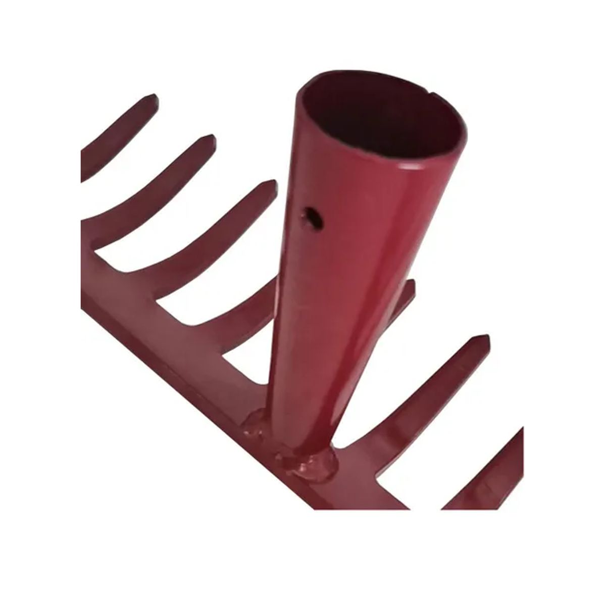 GENERICO - Rastrillo Metálico Recto 30cm 12 Dientes Para Jardinería