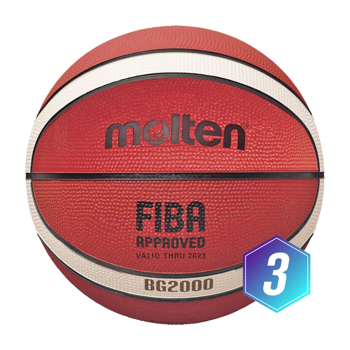 MOLTEN - Balón Básquetbol BG2000 Molten n°3
