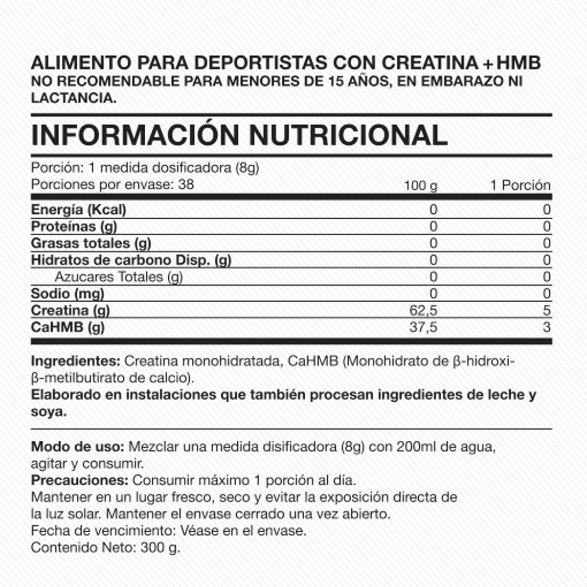 FOODTECH - Creatine + Hmb 3000mg  300ml - Foodtech