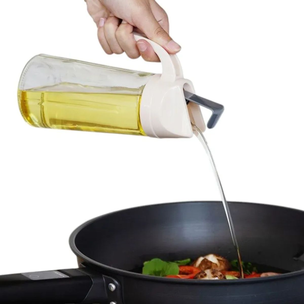 GENERICO - Dispensador De Aceite Y Vinagre De Vidrio 630 Ml Antigoteo