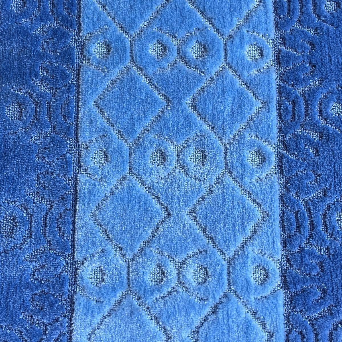 MROTTO - Alfombra Pasillo Azul 80 cm x 2 metros ANTIDESLIZANTE Sin Terminacion