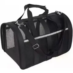 ATLAS - Bolso Transporte Mascotas Talla S Negro