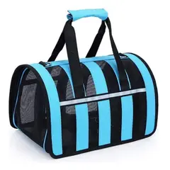 ATLAS - Bolso Transporte Mascotas Talla S Azul