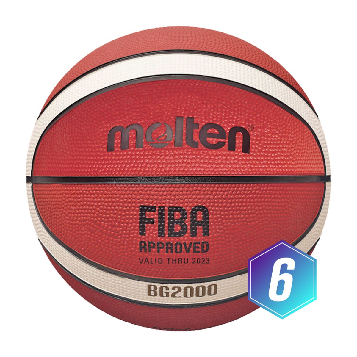 MOLTEN - Balón Básquetbol BG2000 Molten n°6