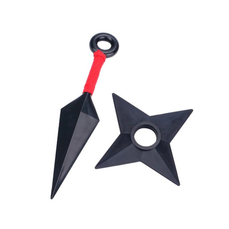 GENERICO - Set Naruto kunai+shuriken Juguete Accesorio Cosplay