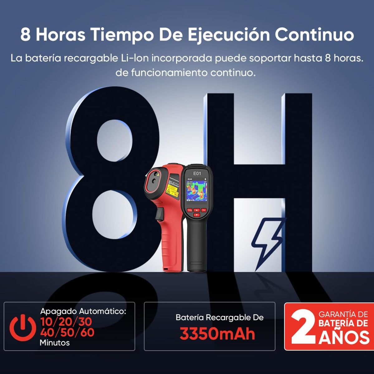 HIKMICRO - Termómetro con cámara termográfica E01 Super IR 240x240