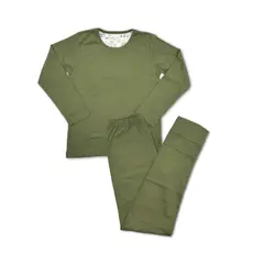 LITTLE BEE - Pijama largo Teens Green