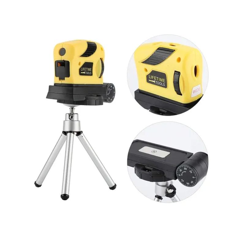GENERICO - Mini Nivel Láser 3d Autonivelante C Trípode Lifetime Tools