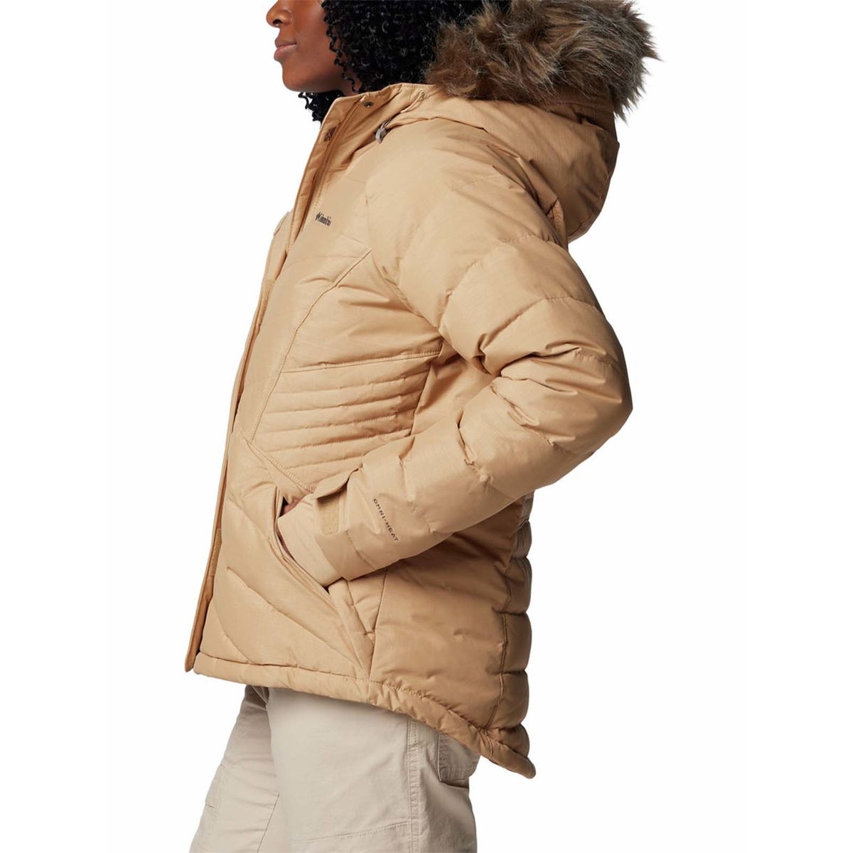 COLUMBIA - Parka Mujer Lay Down Iv Beige COLUMBIA
