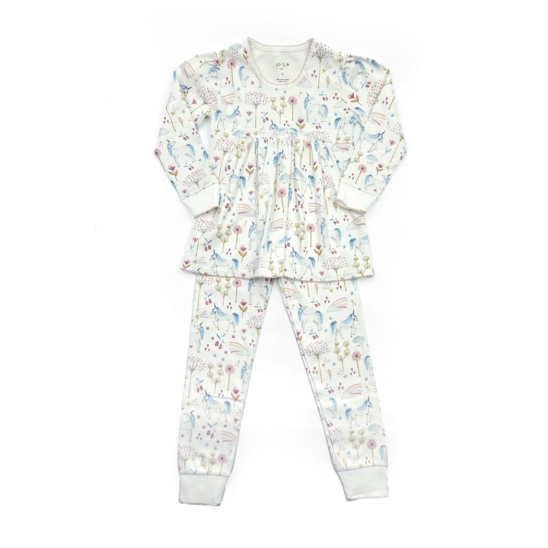 LITTLE BEE - Pijama Largo Unicorns