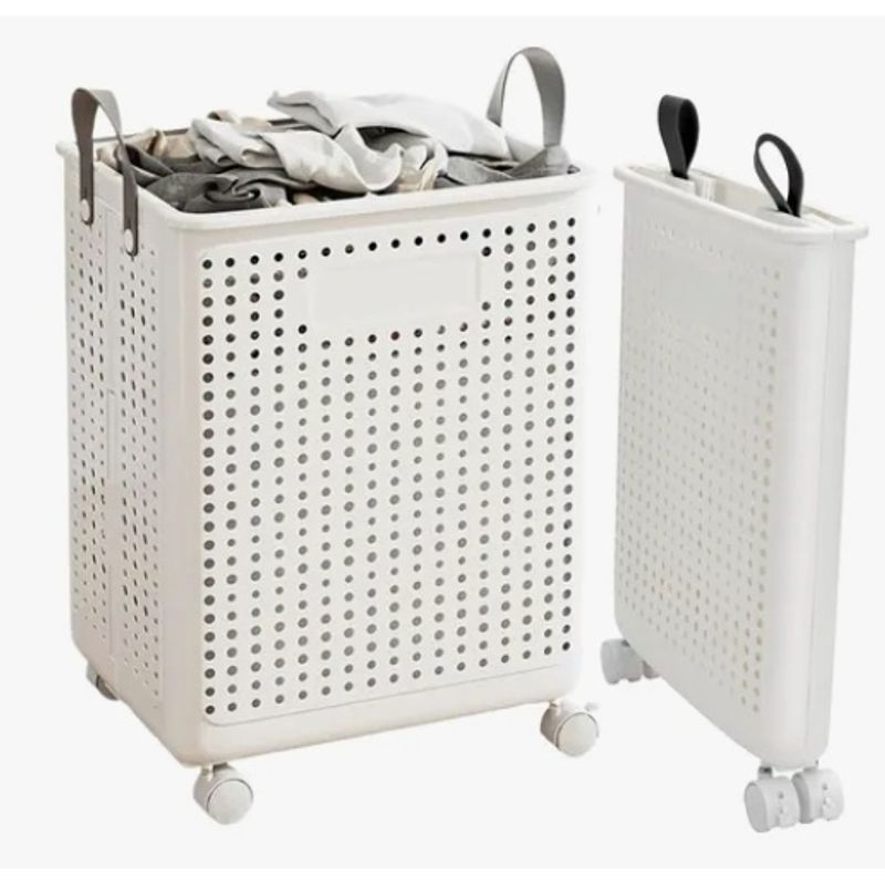ATLAS - Cesto Plegable De Ropa Sucia Con Asas