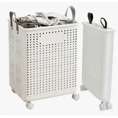 ATLAS - Cesto Plegable De Ropa Sucia Con Asas
