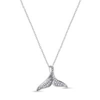 Collar de Cola de Ballena con Circones de Plata 925