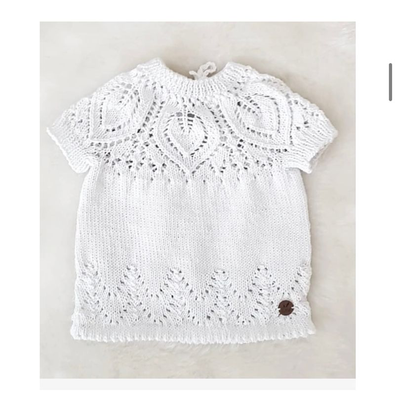 NACIONAL - vestido 3-6 MESES para bebe