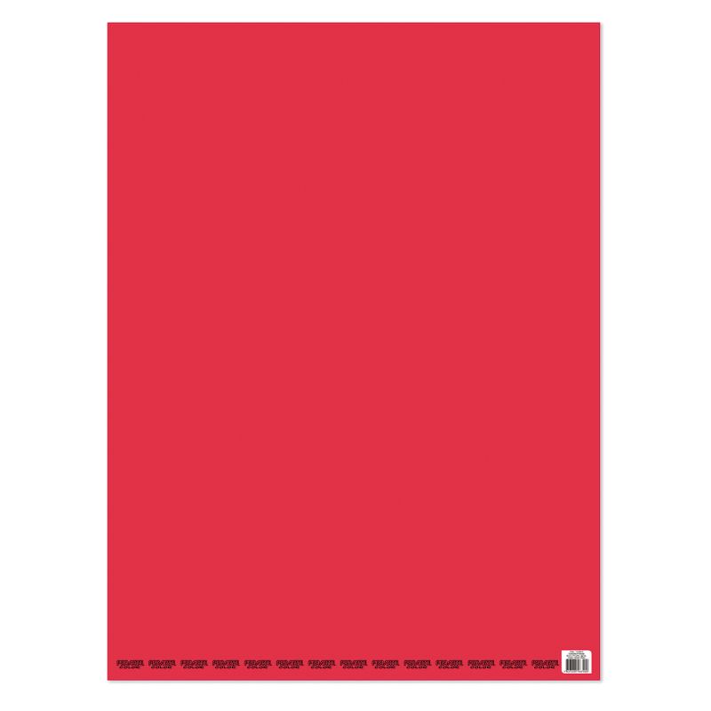 PROARTE - Pliego Cartulina Pintada 535x75cm Color Rojo Carmín Proarte