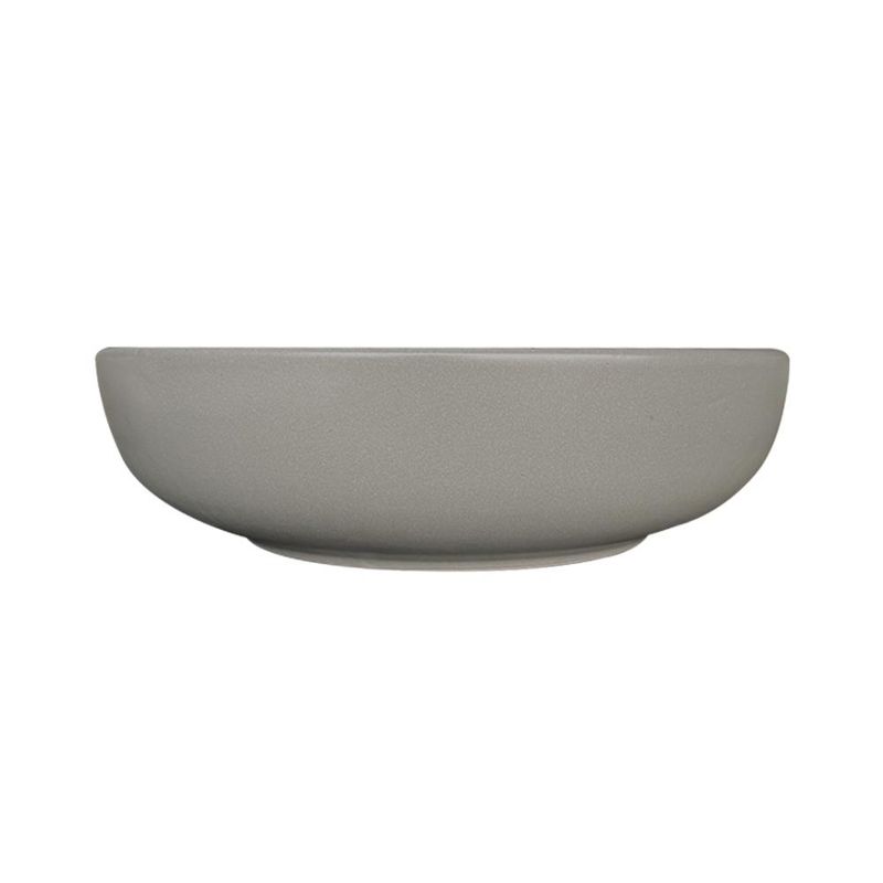 GENERICO - SET DE 4 BOWL CERAMICA RUSTICA 18 CM GRIS LINEA OSLO