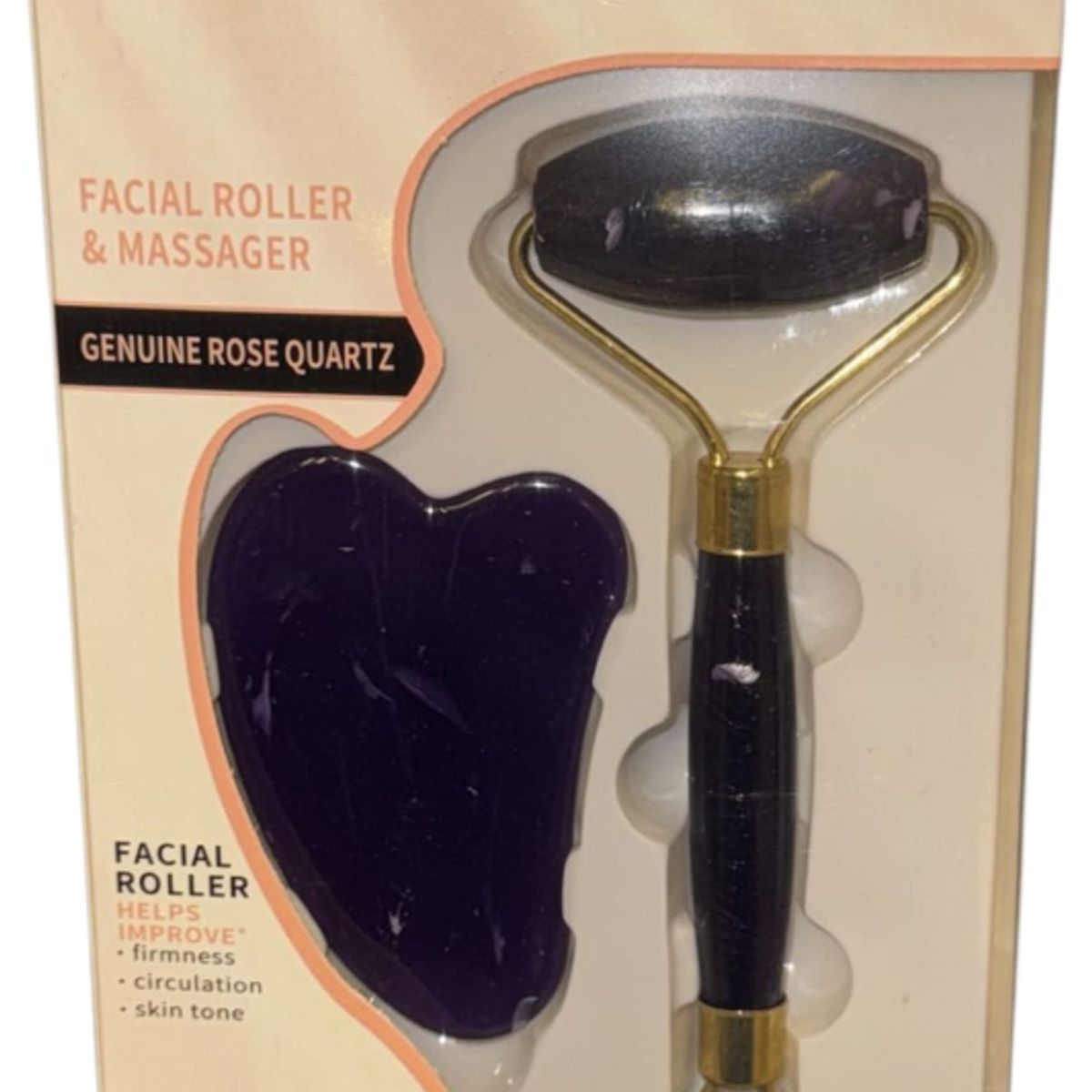 GENERICO - Masaje Facial Linfático Jade Roller + Gua Stone Sha Green