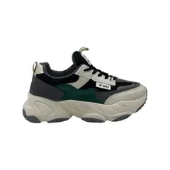 HERIEL - Zapatilla Verde Plataforma Mujer