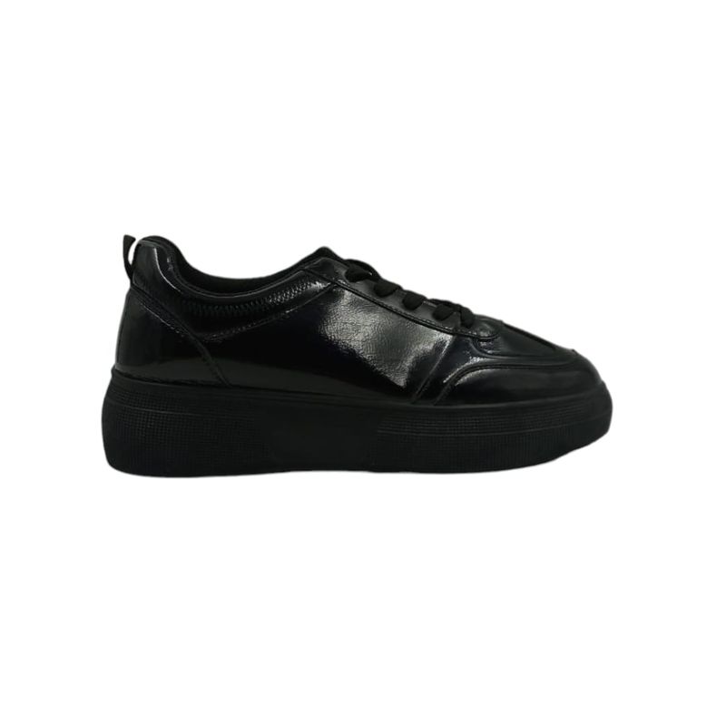 HERIEL - Zapatilla Negra Plataforma Mujer