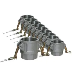 DRAUSSEN - Pack 10 x Acople Camlock Aluminio D-400