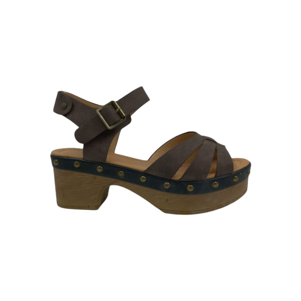 HERIEL - Sandalia Café Plataforma  Mujer