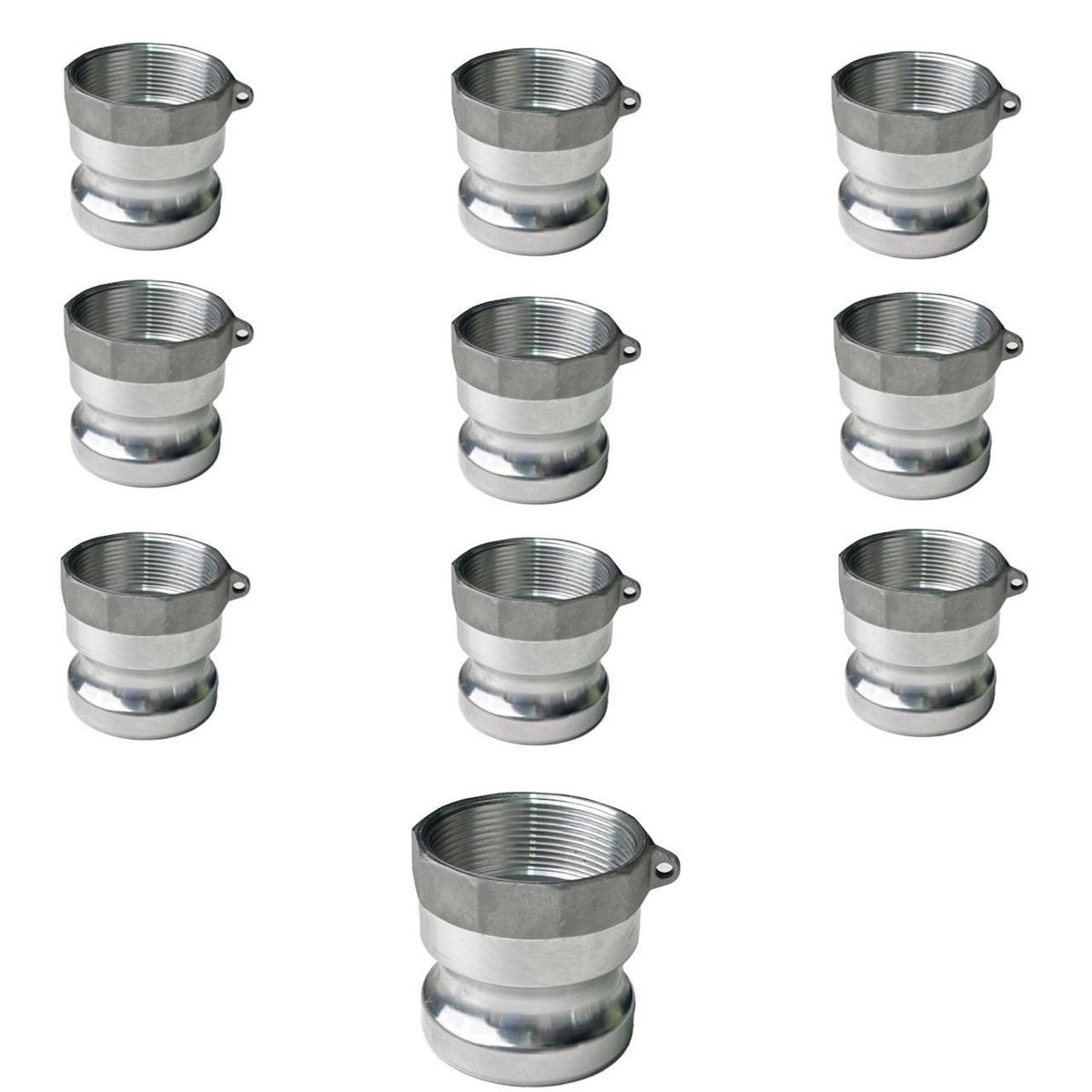 DRAUSSEN - Pack 10x Acople Camlock A-200