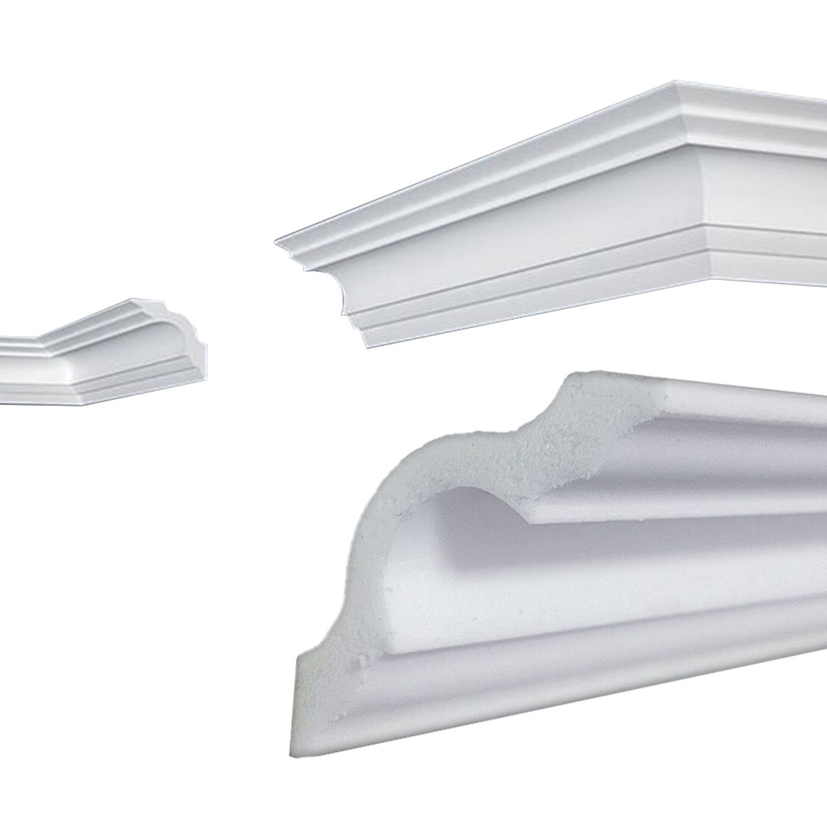 MARBET DESIGN - Cornisa E14 XPS 50x50mm x 2mts - Caja 18 unidades