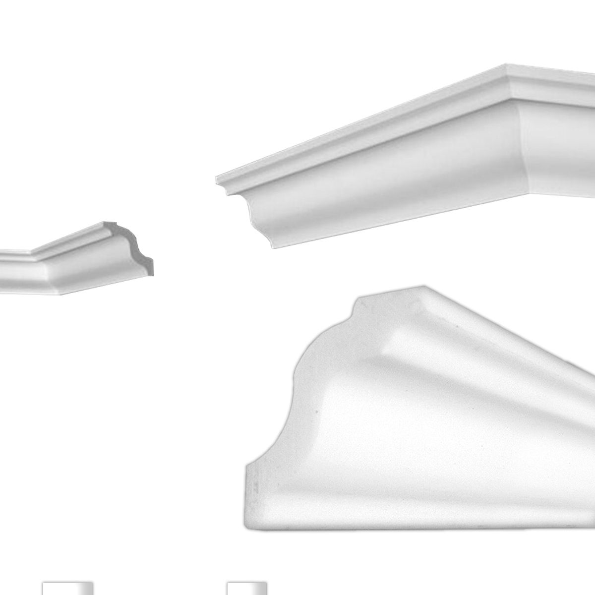 MARBET DESIGN - Cornisa E5 XPS 45x40mm x 2mts - Caja 18 unidades