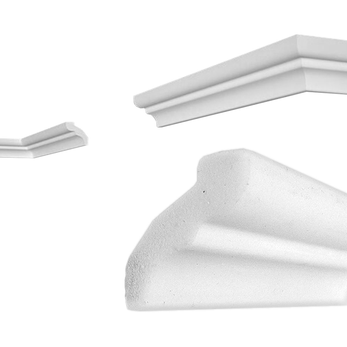 MARBET DESIGN - Cornisa E6 XPS 33x32mm x 2mts - Caja 22 unidades