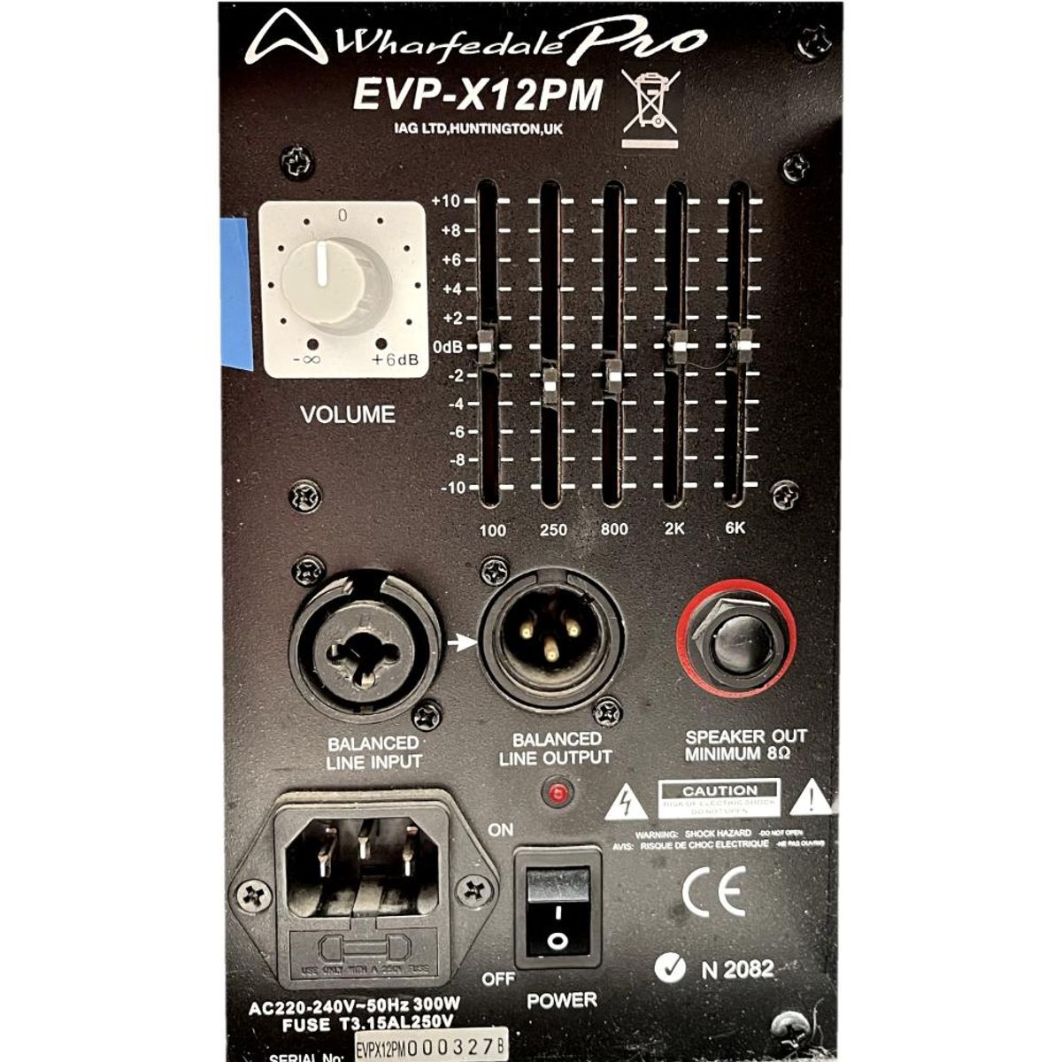 WHARFEDALE - Monitor de Piso Activo Wharfedale EVP-X12PM