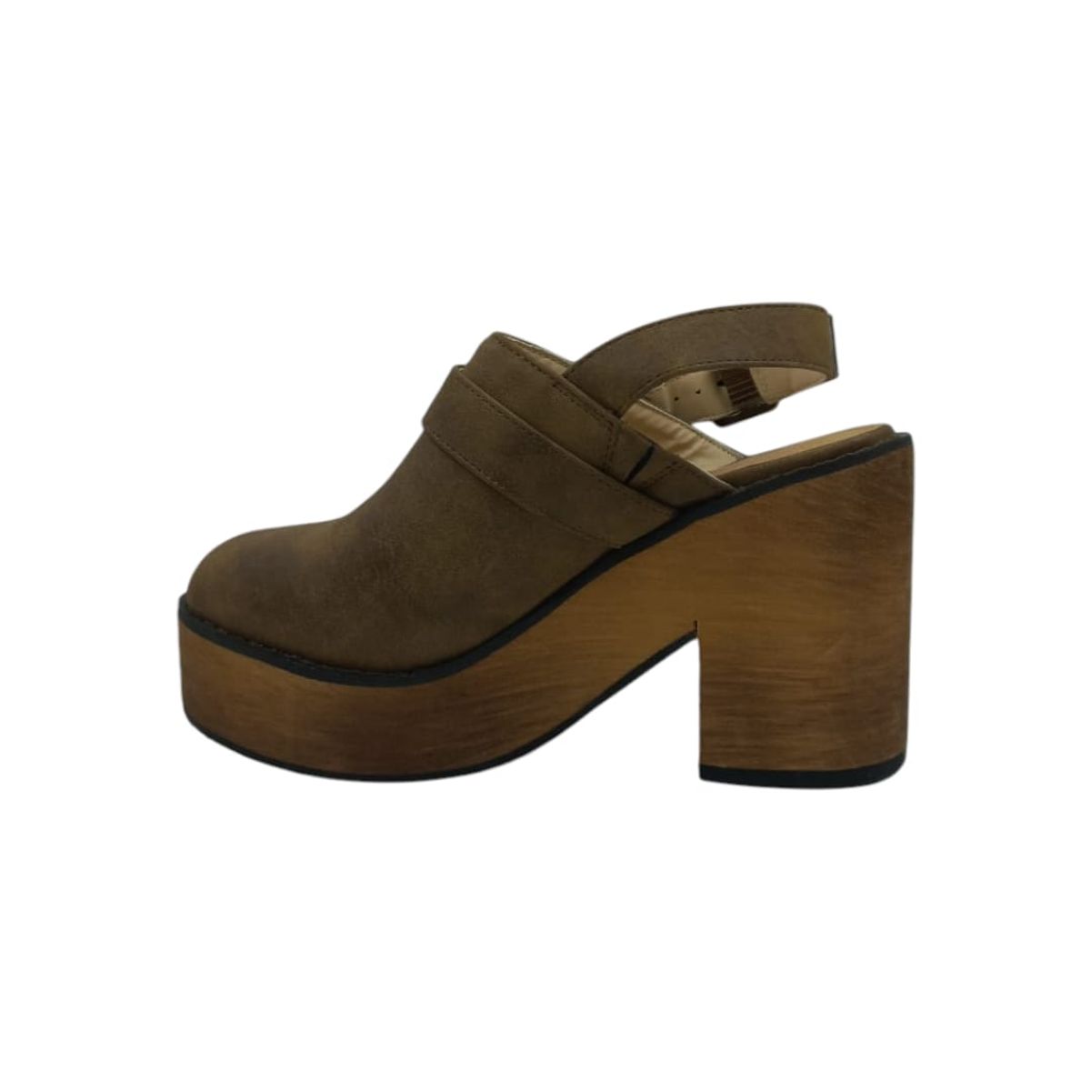 HERIEL - Zapato Café Plataforma Mujer