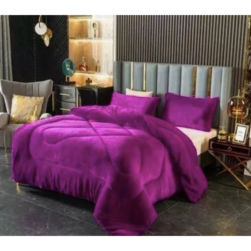 ATLAS - Cobertor Con Chiporro King Morado