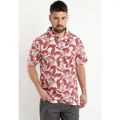 KOTTING - Polera Pique Estampada Rojo
