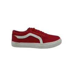 HERIEL - Zapatilla Roja Baja Mujer