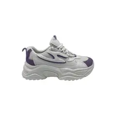 HERIEL - Zapatilla Blanca Plataforma Mujer