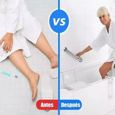 Imagen 2 del producto Pack De 3 Manillas (barra) Seguridad Baño Ducha