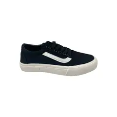 HERIEL - Zapatilla Negra Textil Mujer
