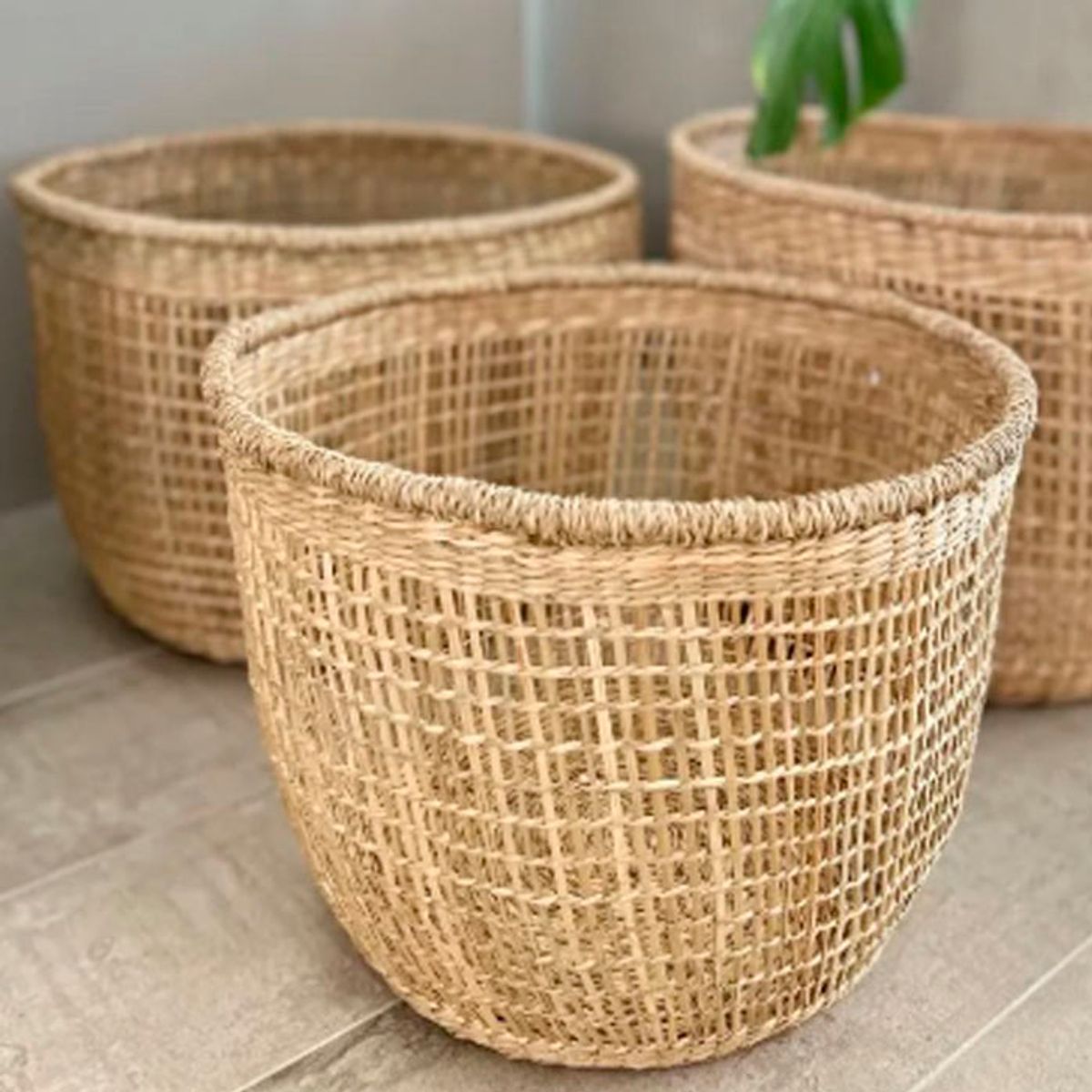 BRIC - Canasto Redondo Calado Decorativo
