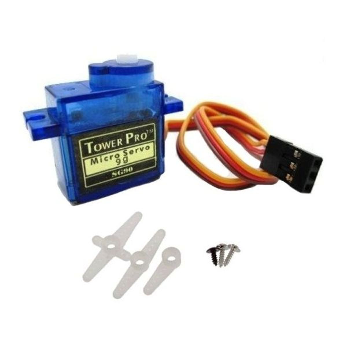 GENERICO - Pack de 5 Micro Servo Motor SG90 9g