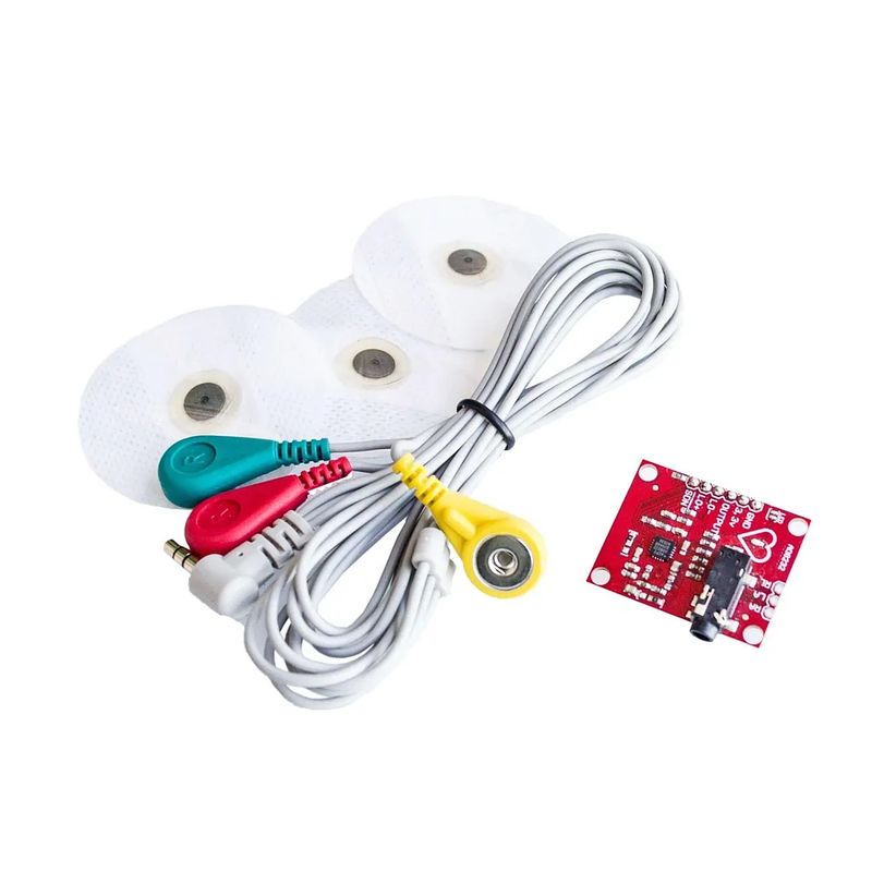 GENERICO - Kit Monitor de Frecuencia Cardiaca AD8232 para Arduino