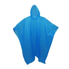 ALASKA - Poncho de emergencia biodegradable Azul