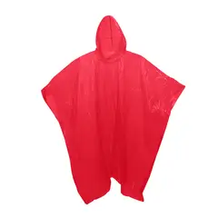 ALASKA - Poncho de emergencia biodegradable Rojo