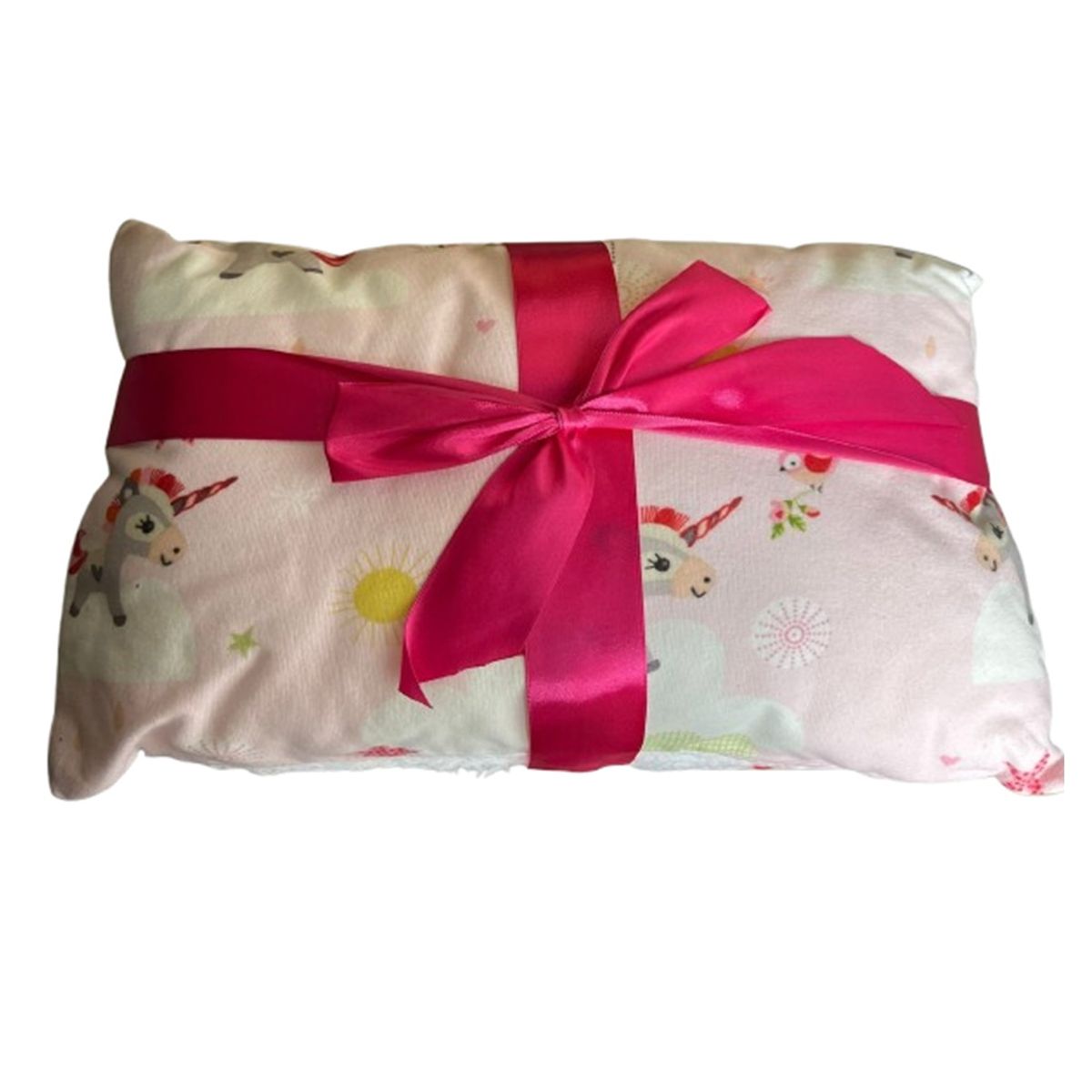 GENERICO - Manta Bebe Infantil + Almohada Cobija Diseño Unicornio