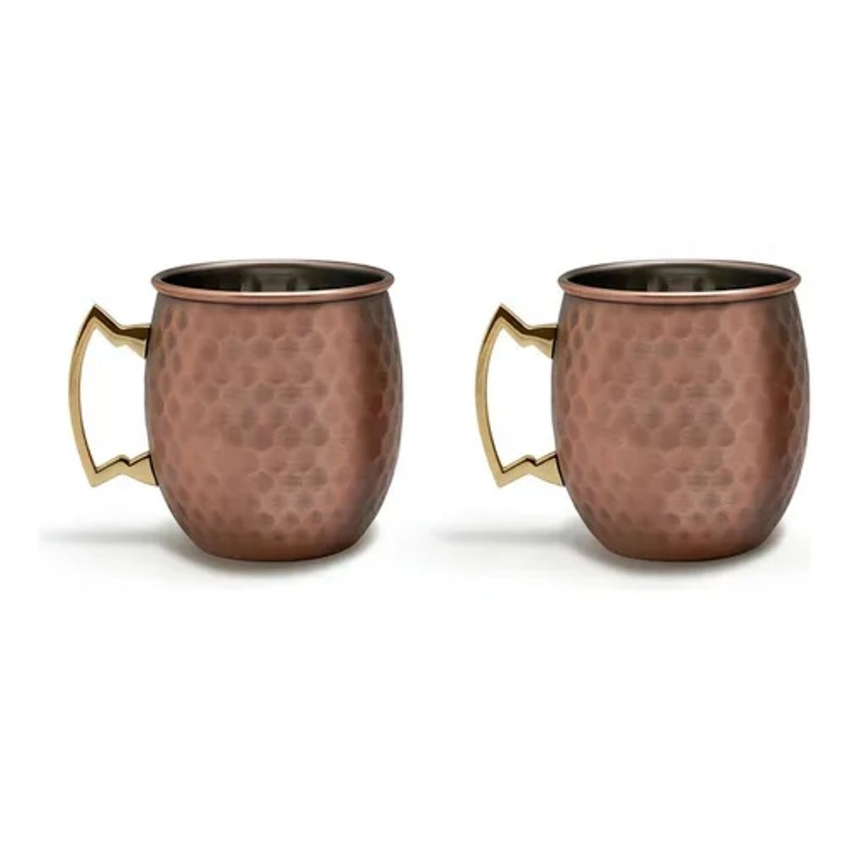 WAYU - Copper Mug Set Acero Inoxidable Capa De Cobre Wayu
