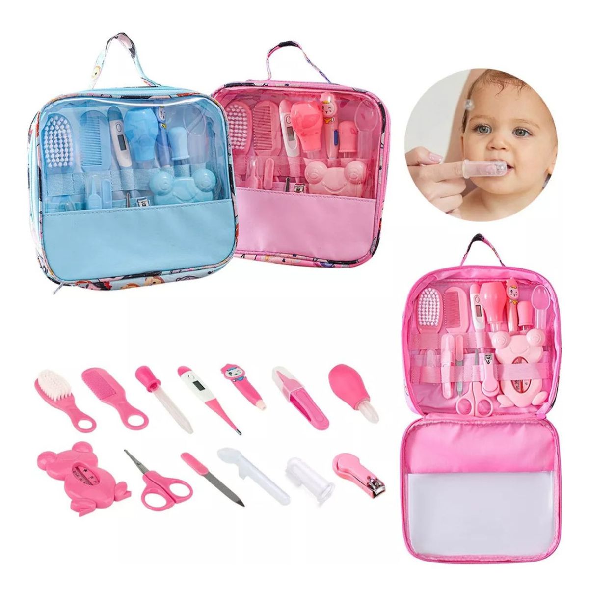 GENERICO - Kit De Cuidado E Higiene Para Bebés Recién Nacidos 13 Piezas