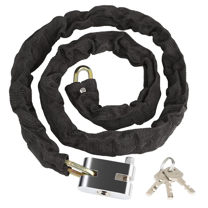 GENERICO - Cadena Seguridad - Candado Para Motos Bicicleta 100cm